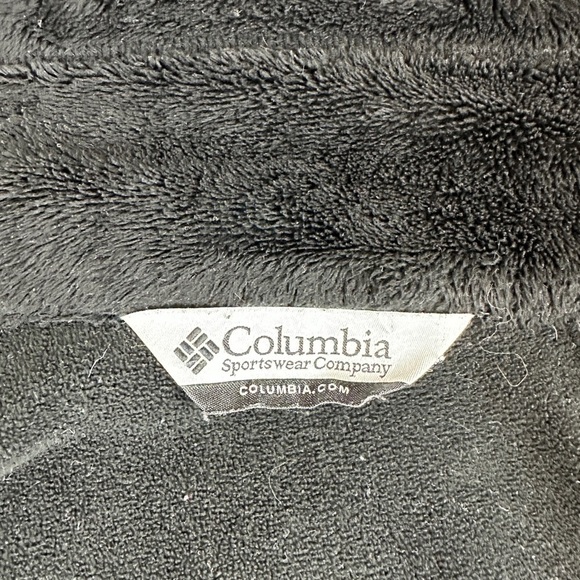 Columbia Black Fuzzy Jacket Women's Small - Picture 4 of 11